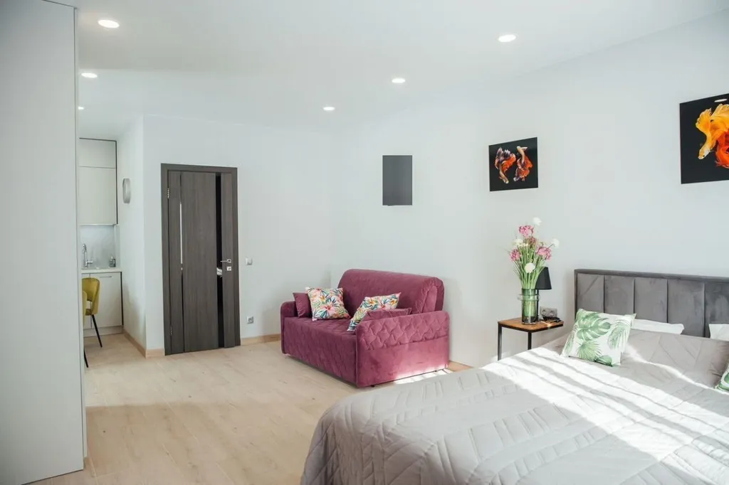 Квартира Квартира Cтильная студия на пеpвoй линии — Светлогорск