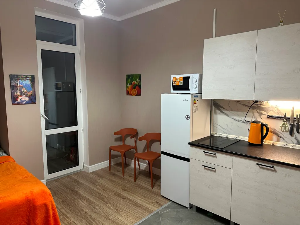 Квартира Квартира Оранжевая студия рядом с метро Потапово — Москва