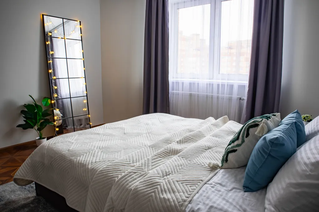 Квартира с красивым зеркалом