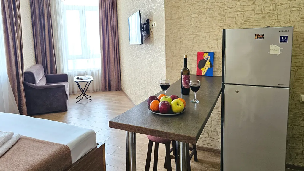 709 Студия с видом на море, красочными восходами и закатами