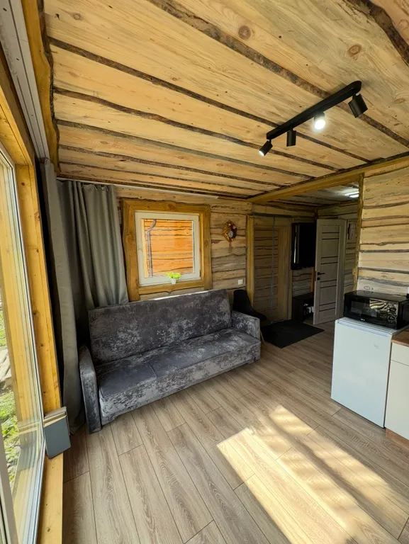 Дом с баней в лесу