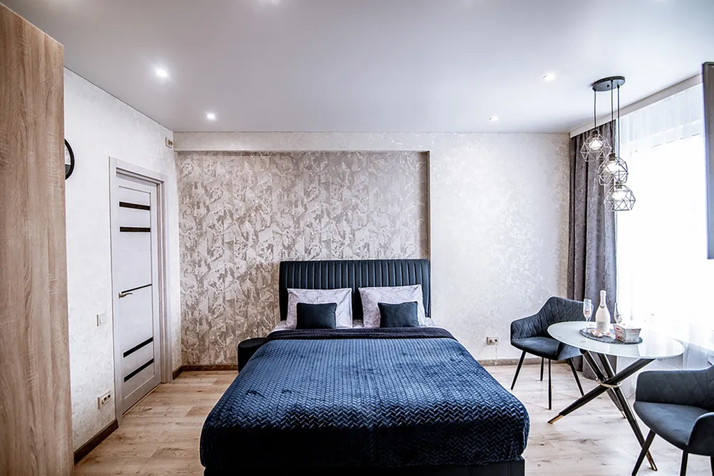 Уютная студия с прекрасным видом на город