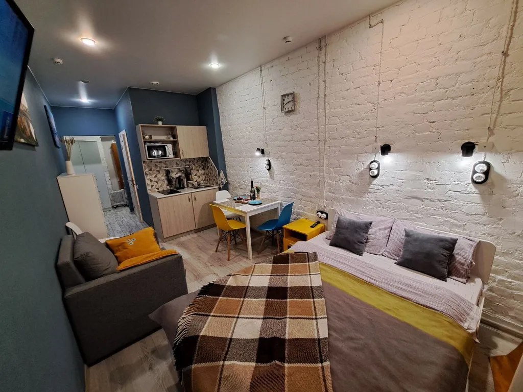 Уютная квартира-студия в центре с бесплатной парковкой