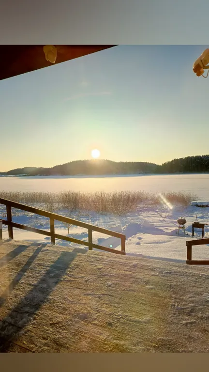 Дом в стиле A-Frame с сауной
