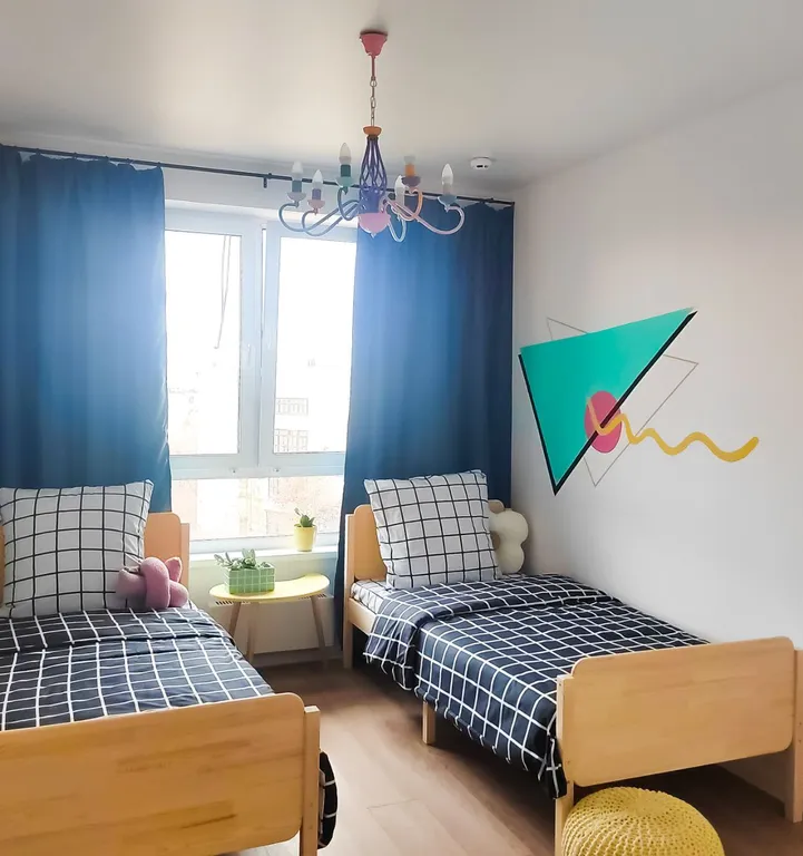 Трехкомнатная квартира с двумя спальнями, рядом с вокзалом