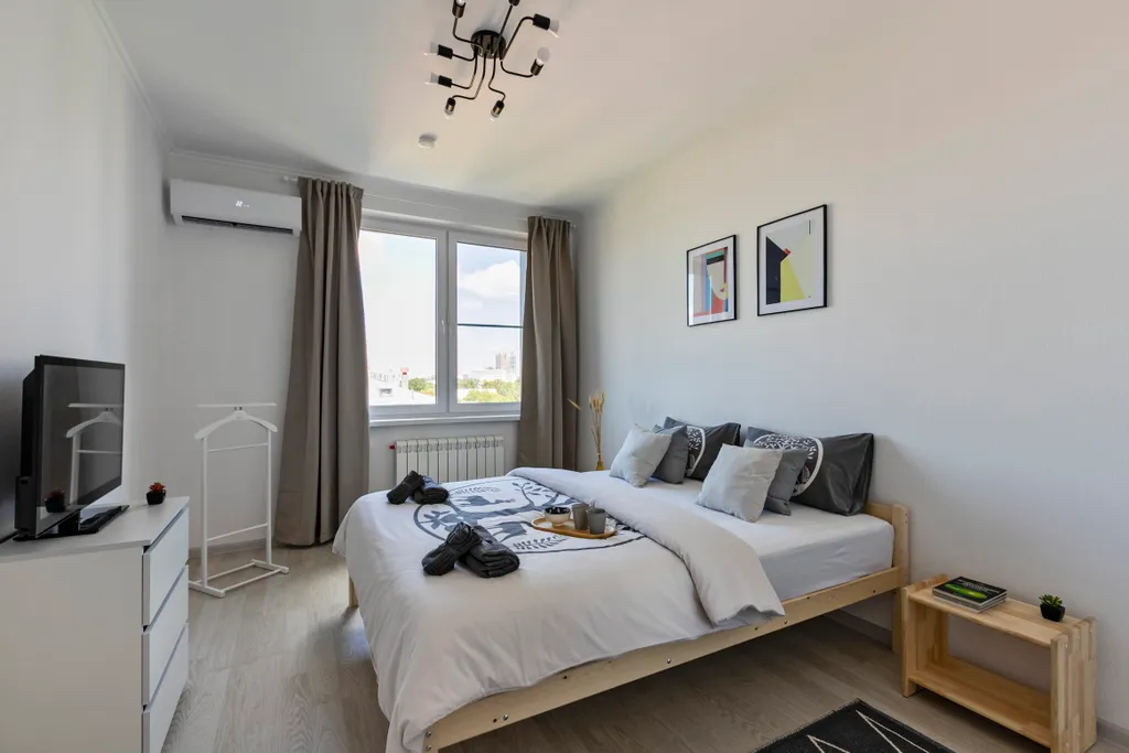 Квартира Квартира Great view 2-rooms Apartment 2 Min Walk to Raykin Plaza — Москва