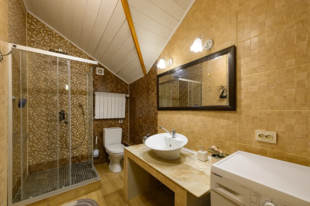 Коттедж Эко дом с баней и бассейнами рядом с Санкт-Петербургом — Кискелово