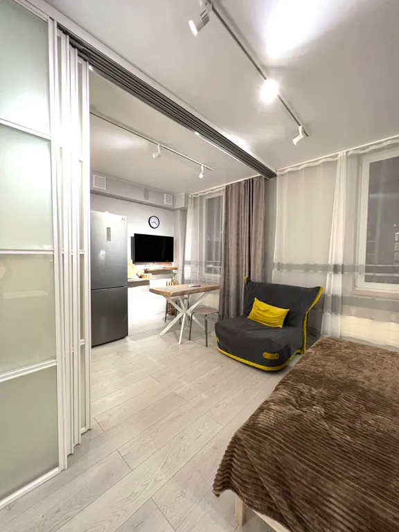 Квартира-студия с красивым видом