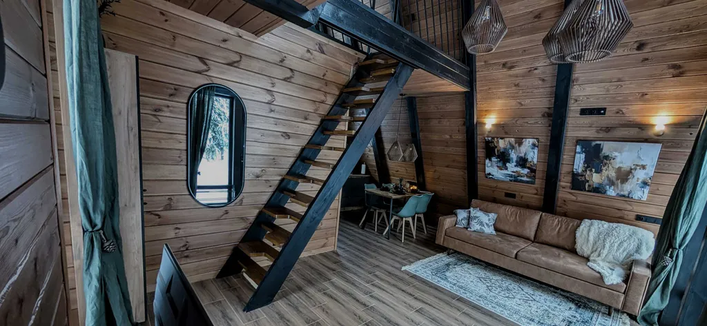 A-frame на Нарочи с видом на лес в 10 минутах от пляжа