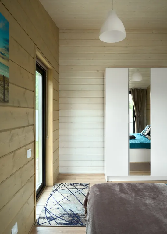 Дом Хвоя с баней с видом на ручей