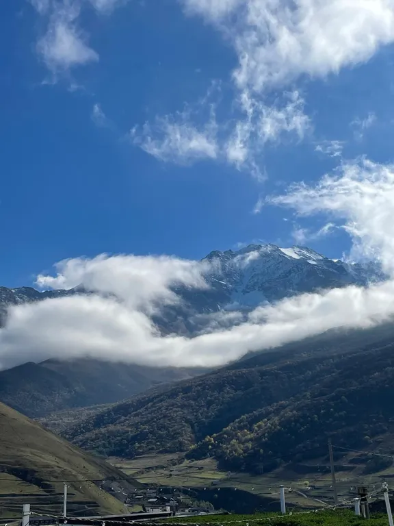 Дом с баней в горах Осетии