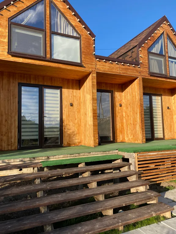 Синий эко-домик