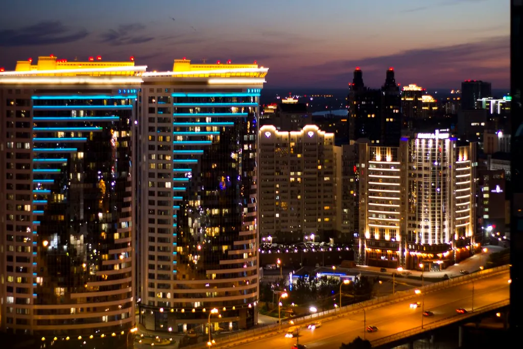 2-комнатная квартира в центре с видом на город