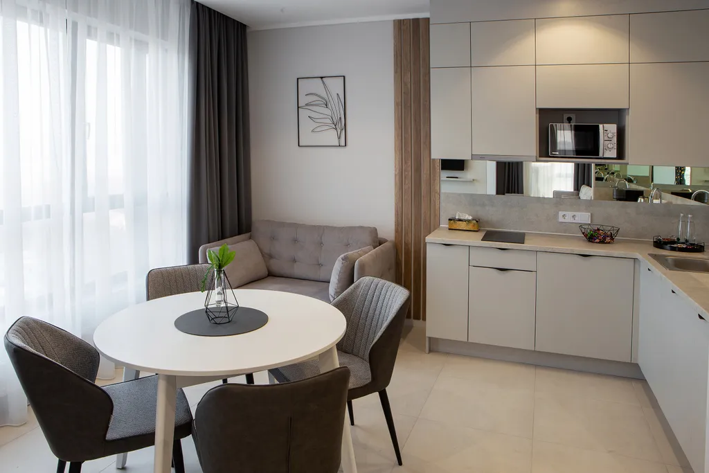 Апартаменты 4Кайф Kristall Apart с видом на море