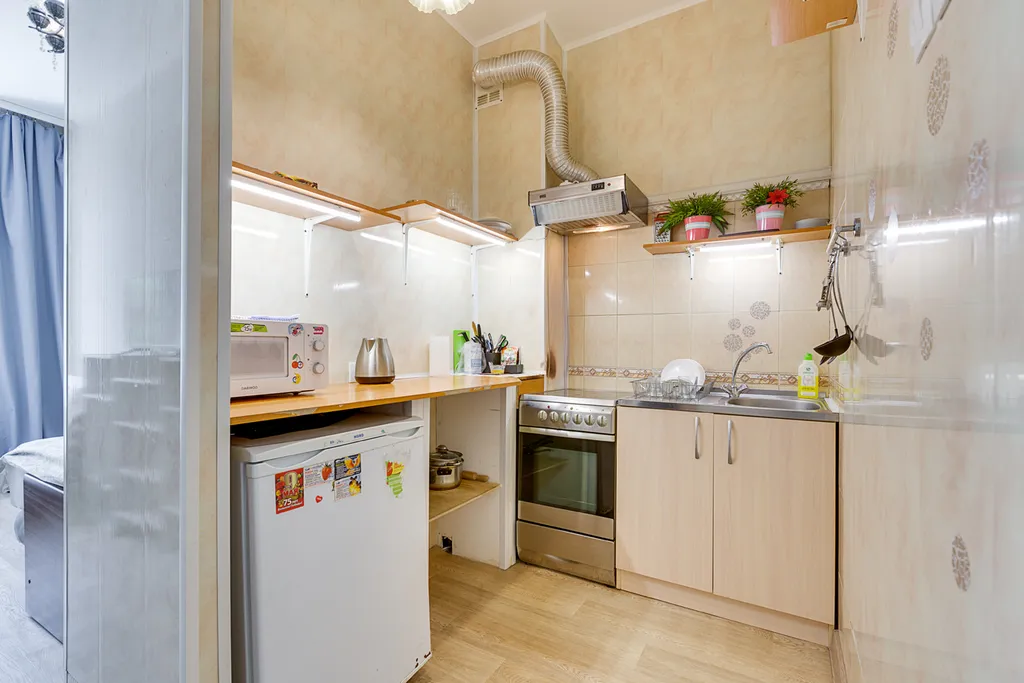 Квартира Квартира Студия рядом с метро Елизаровская — Санкт-Петербург