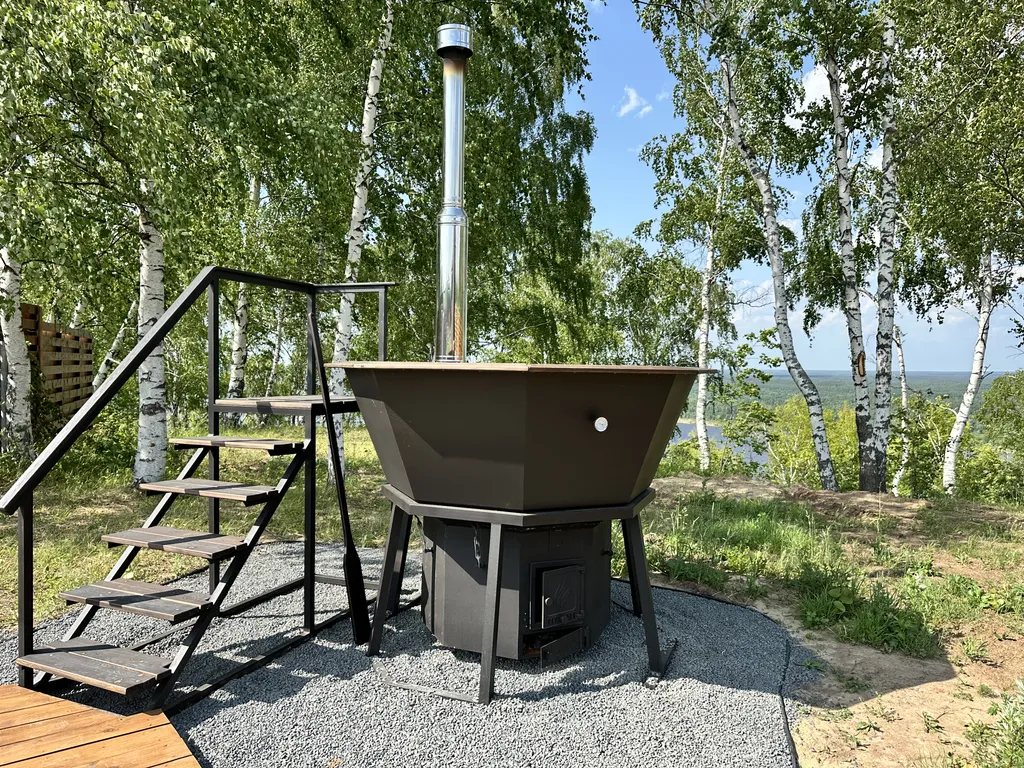 Дом 50м2 с панорамным видом на Волгу