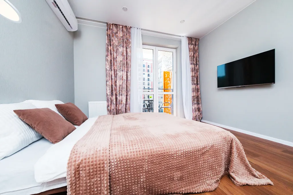 Уютная студия для двоих или с ребёнком