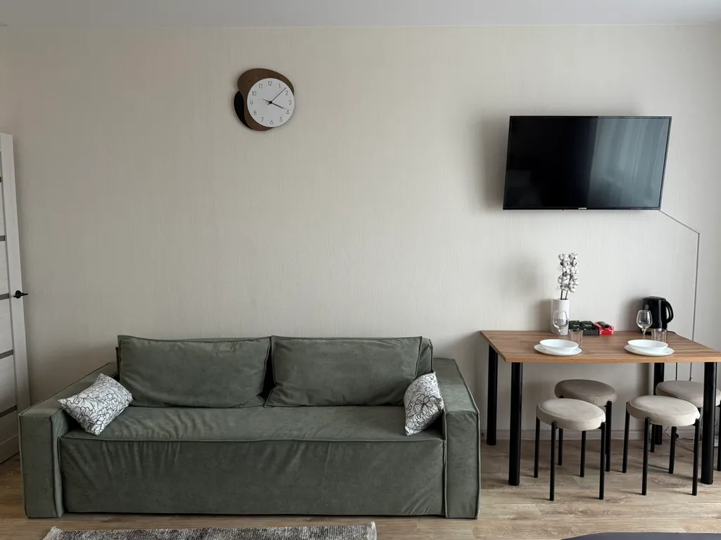 Квартира Квартира Красивая студия, с шикарным видом на Планету — Красноярск