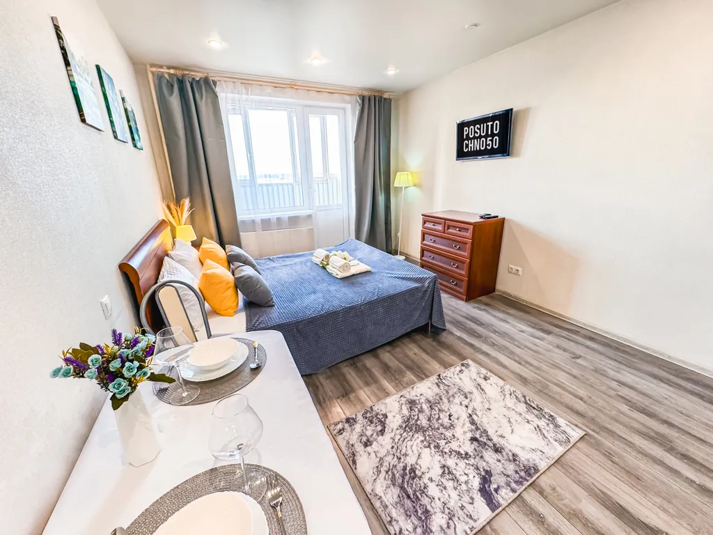 Квартира Квартира Светлый апартамент, где каждая деталь дышит комфортом — Лобня