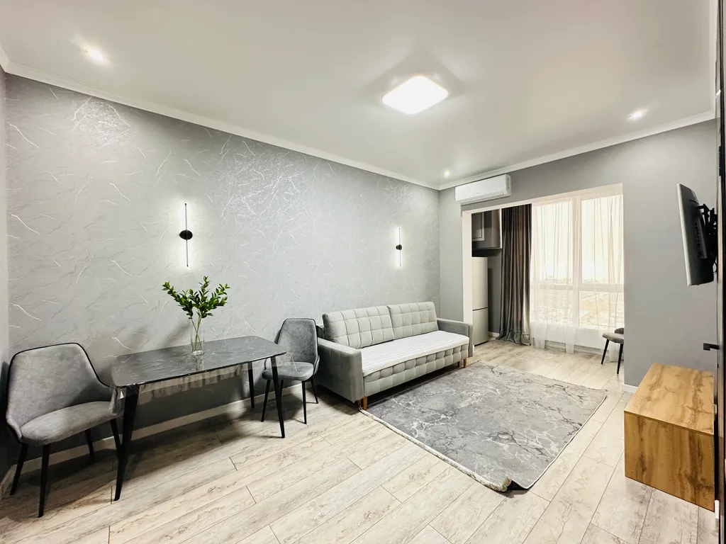 Двухкомнатная квартира с видом на город