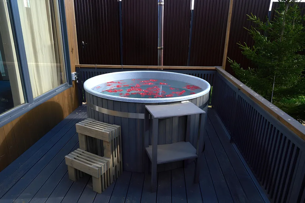 Уютный дом с баней и горячей купелью