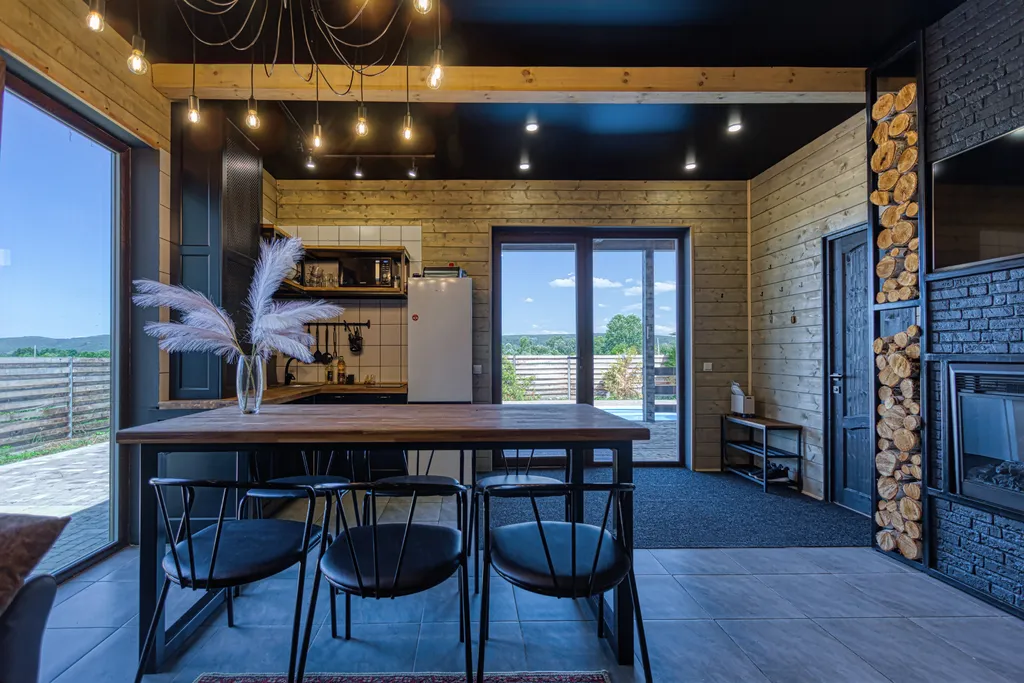 Уютное гостевое шале Shale de Family на берегу озера