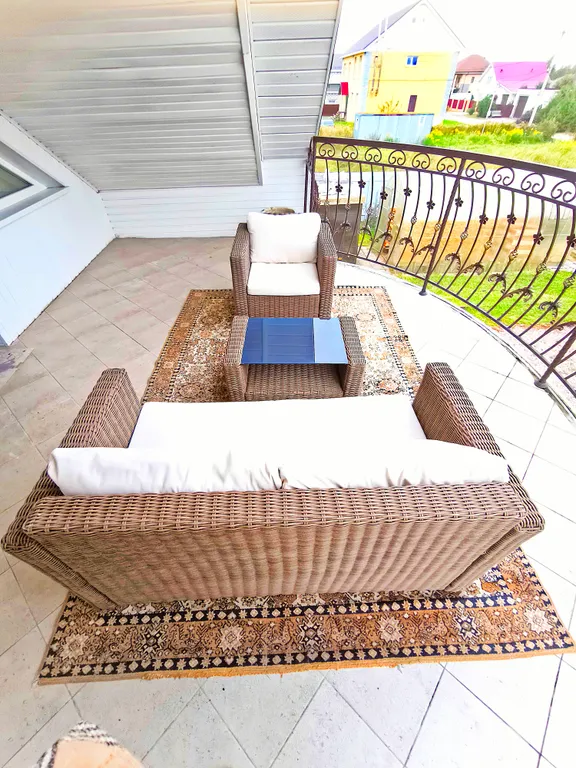 Коттедж с панорамным балконом, баня на дровах безлимит