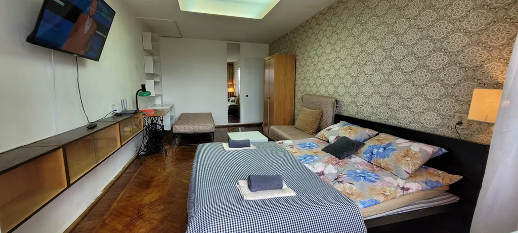 Апартаменты, светлая уютная квартира с панорамным видом