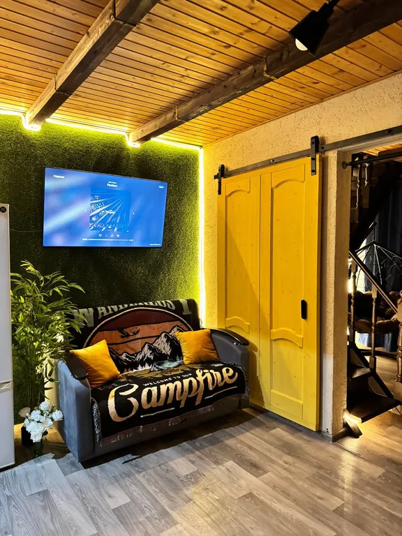 Дом все включено-с баней, камином бильярдым залом и мангальной зоной