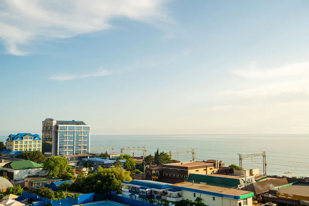 Квартира Светлая квартира с видом на море и бассейн — Адлер