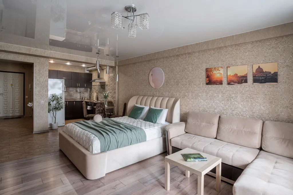 Красивая дизайнерская студия в центре микрорайона ГГМ рядом с ТЦ Кит