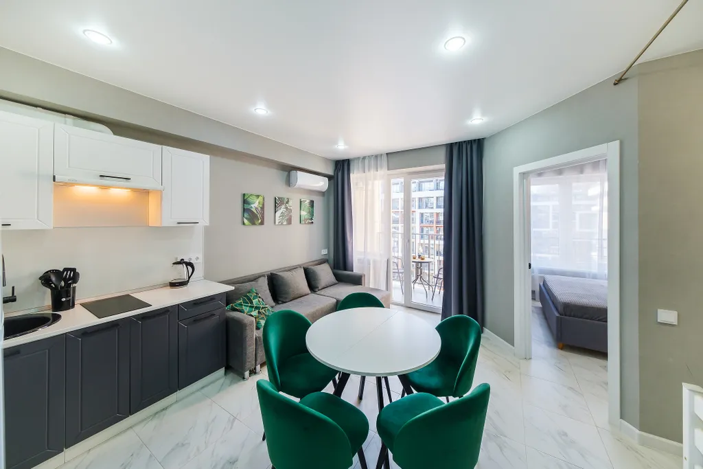 Евродвушка, балкон, вид на море