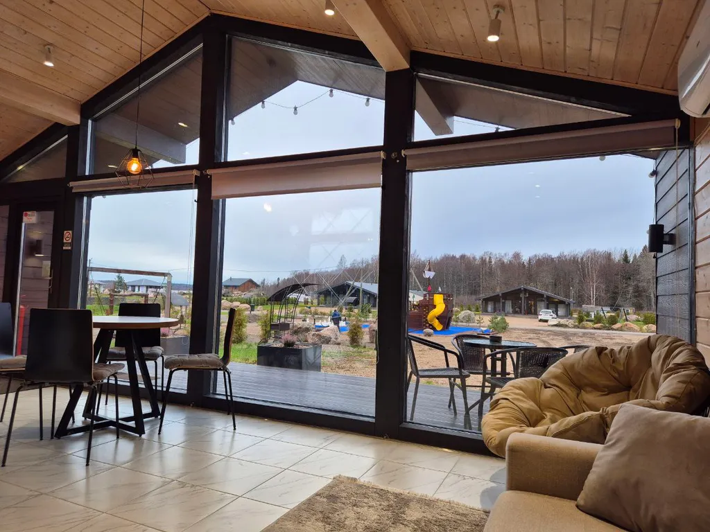 Панорамный коттедж с видом на залив