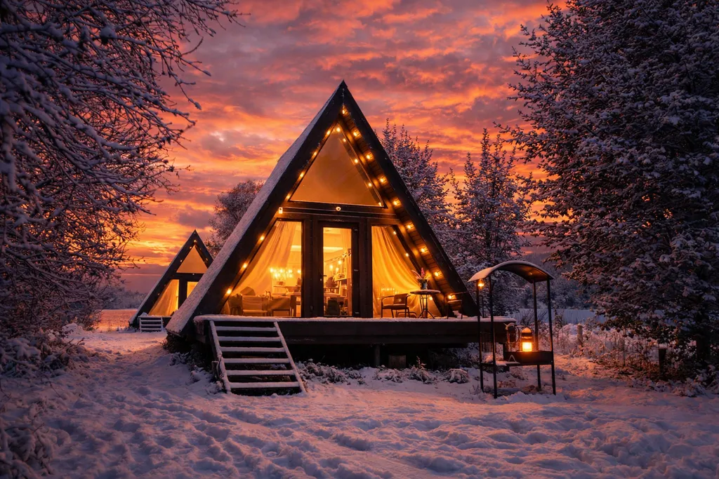 Коттедж Уютный А-фрейм в современном стиле — аренда посуточно в Рязань