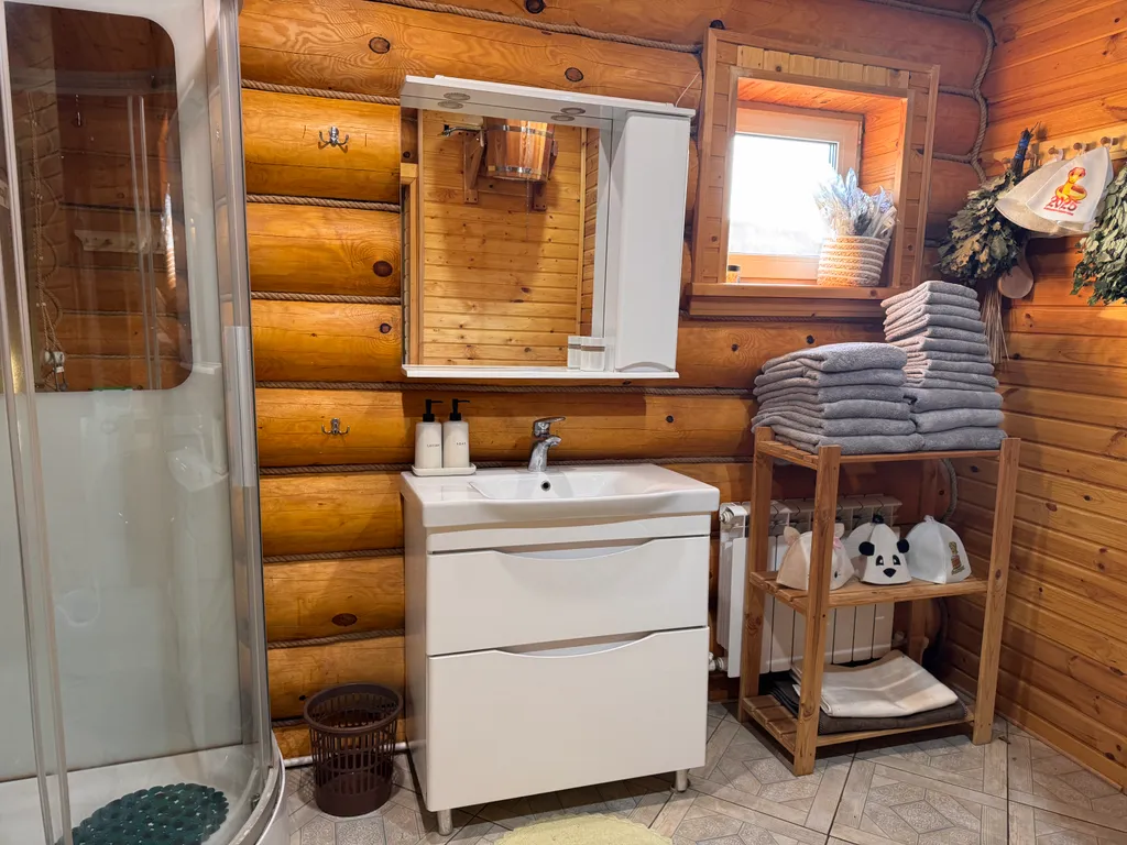 Уютный дом с баней