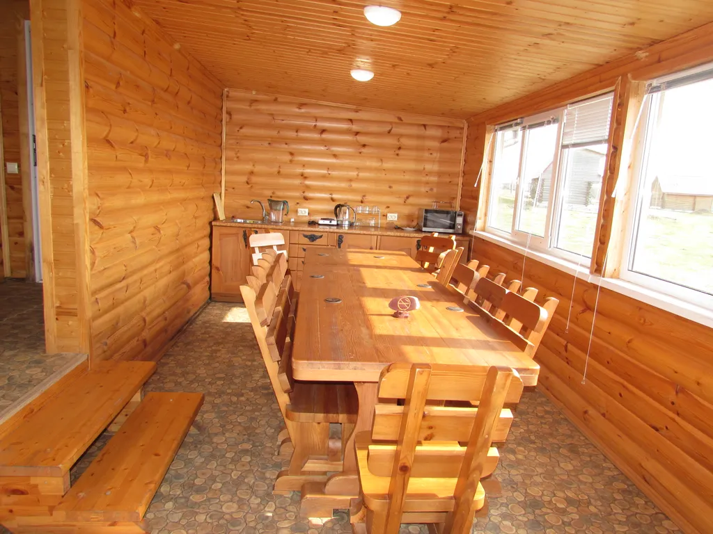 Дом с баней на озере