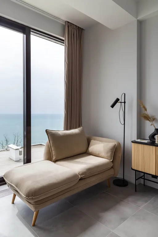 Квартира Стильный современный апартамент с видом на море — Мамайский Перевал