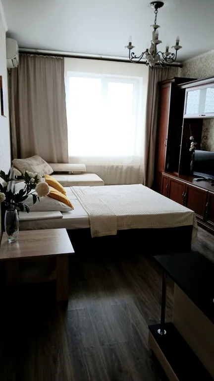 Квартира с видом на город, в центре левого берега