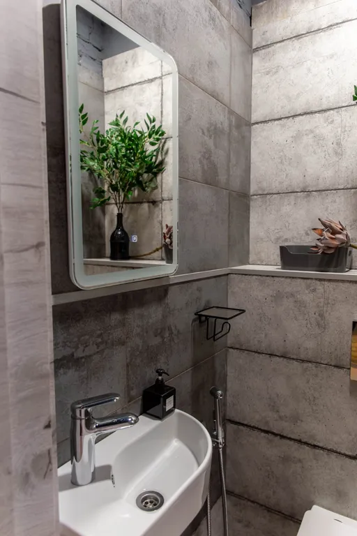 Квартира с хамамом и зоной для барбекю