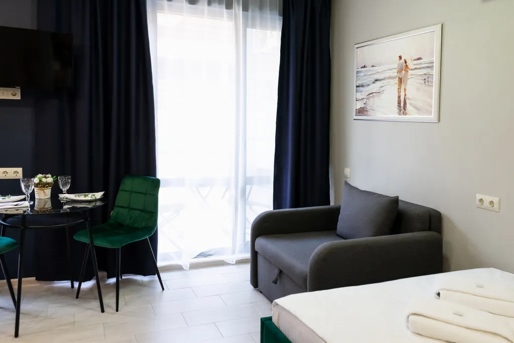 Уютная квартира Морент в комплексе с бассейном и эвкалиптами