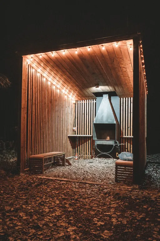 Коттедж Супер большой A-frame треугольный дом в уединенном сосновом лесу — Ермилово