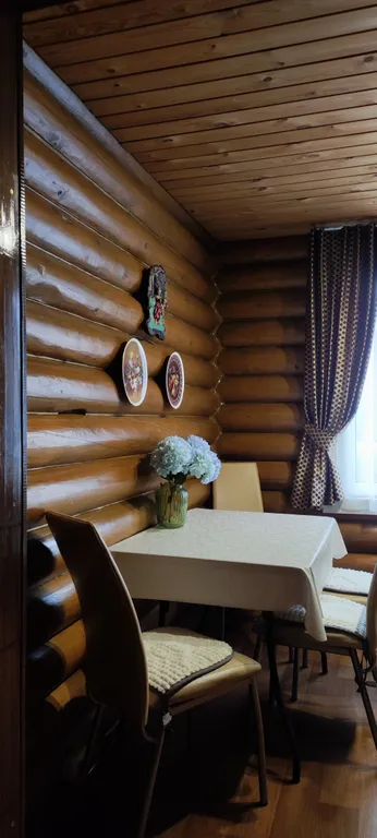 Уютный дом с камином и кедровой баней-бочкой на дровах