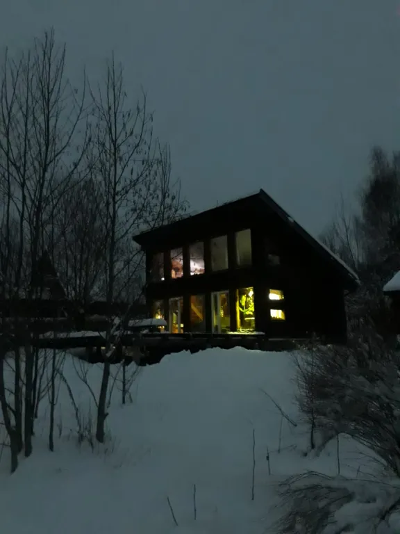 Коттедж Дом с камином и панорамным видом на закат — Шаховская