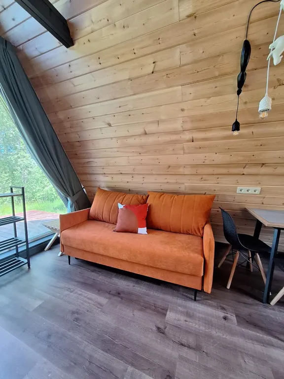 Комфортабельные домики А-фрейм на Байкале