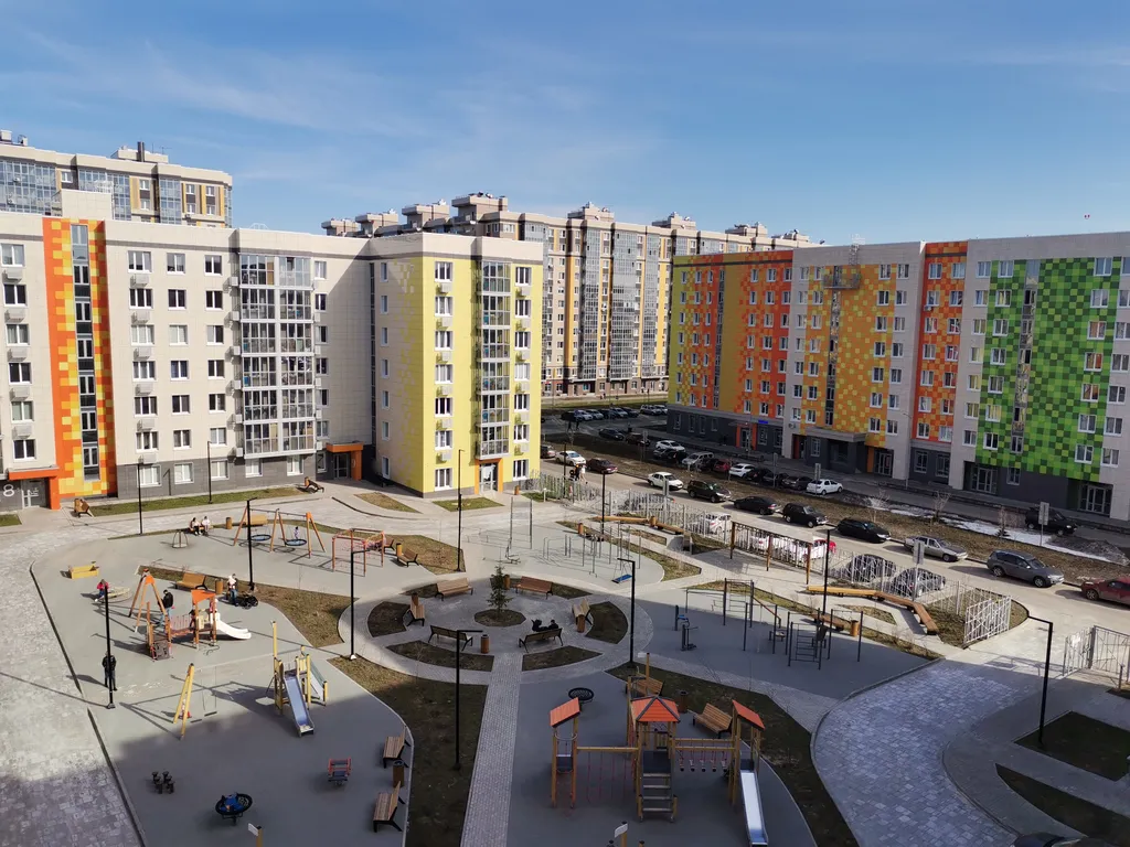 Яркая квартира в новом ЖК