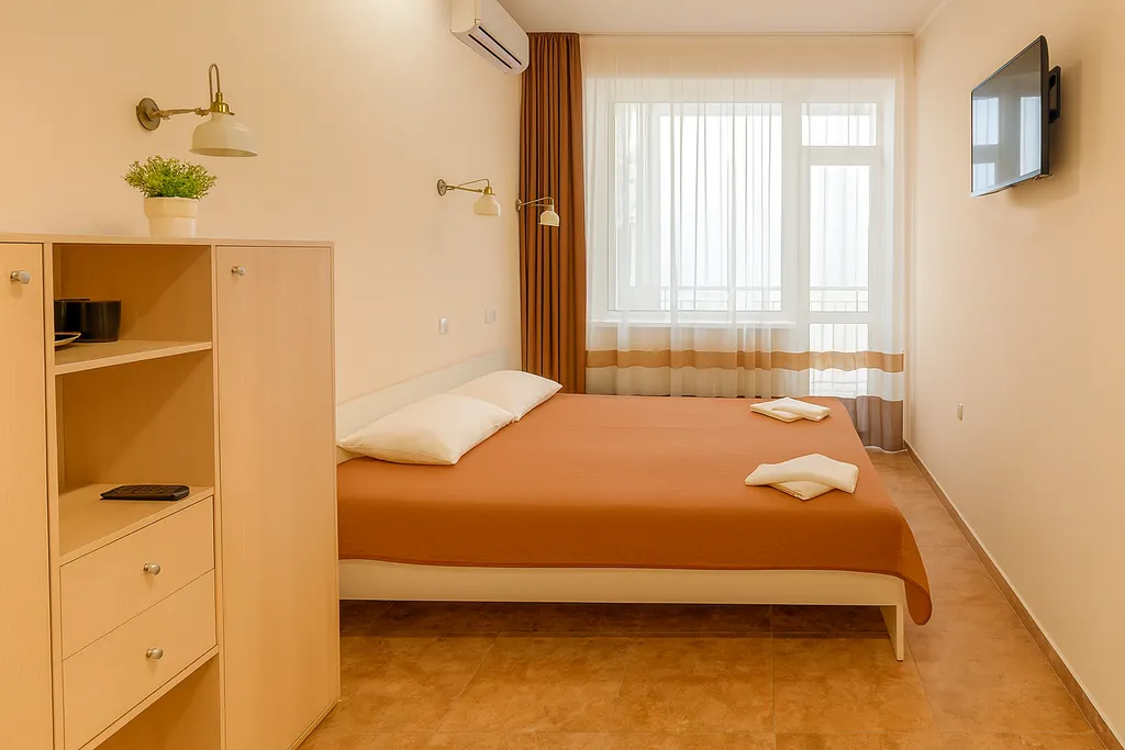 Уютный номер с балконом