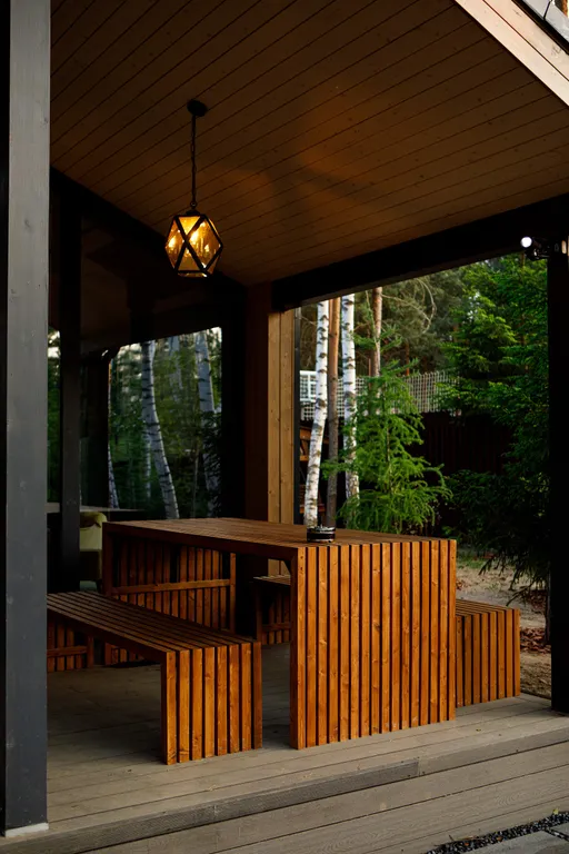 Шикарный дом с сауной и горячим чаном