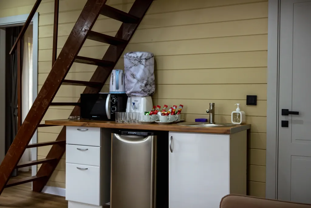 Четырёхместный барнхаус с видом на море