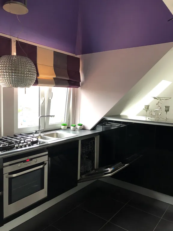 Дизайнерская квартира с видом на Верхнее озеро, камин, зона барбекю