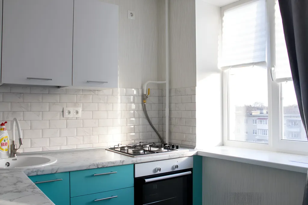 Новая квартира с кухней-гостинной